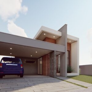 Casa Térrea - 12x25 - 150m²